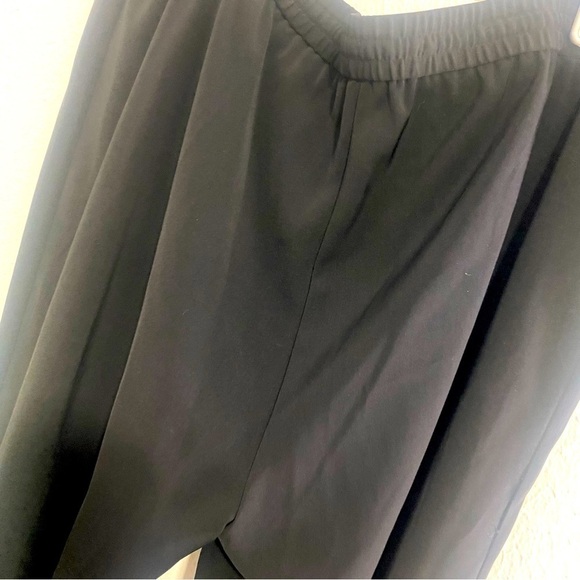 DKNYC Women’s Elastic Drawstring Waist Pants Sz1X Body Side Panels/Ties 💯 Poly - Picture 4 of 13